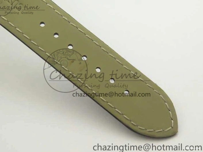 0310 FashionForward De Ville Prestige Real Power Reserve SS TW 1:1 Best Edition White Dial SS Markers On Leather Strap A 8095